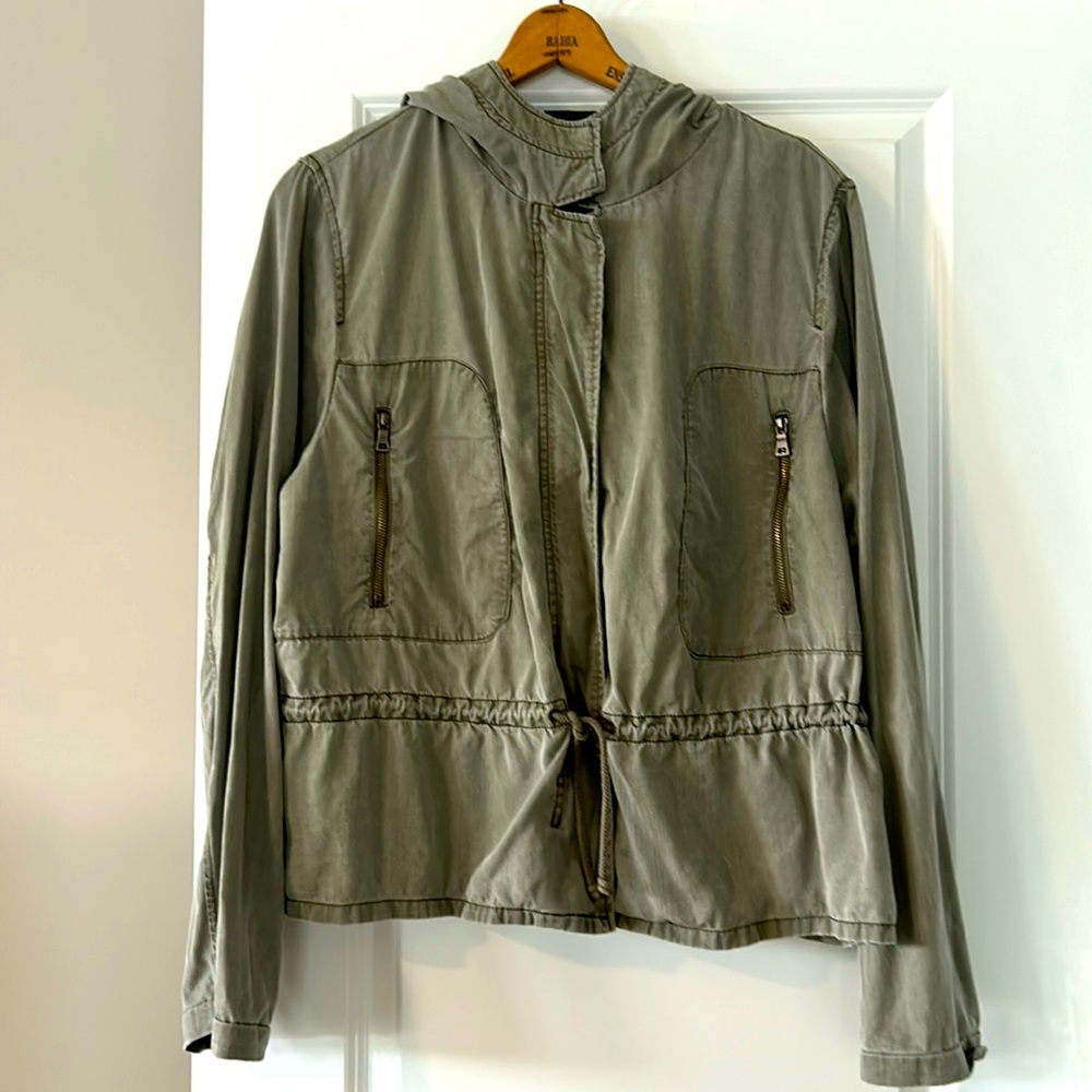 Lane Bryant Olive Utility Jacket